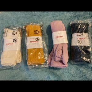 Hanna Andersson tights  80/90(HA), 18-24 (GAP), 2-3 (GAP) 6 total